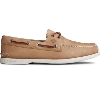 Sperry Authentic Original Plushwave Hnede - Panske Mokasíny